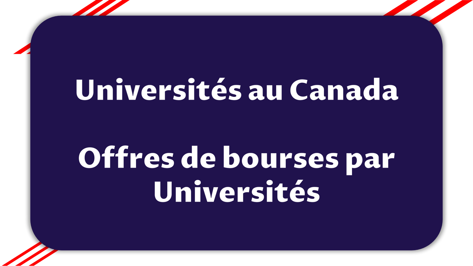 Universités au Canada