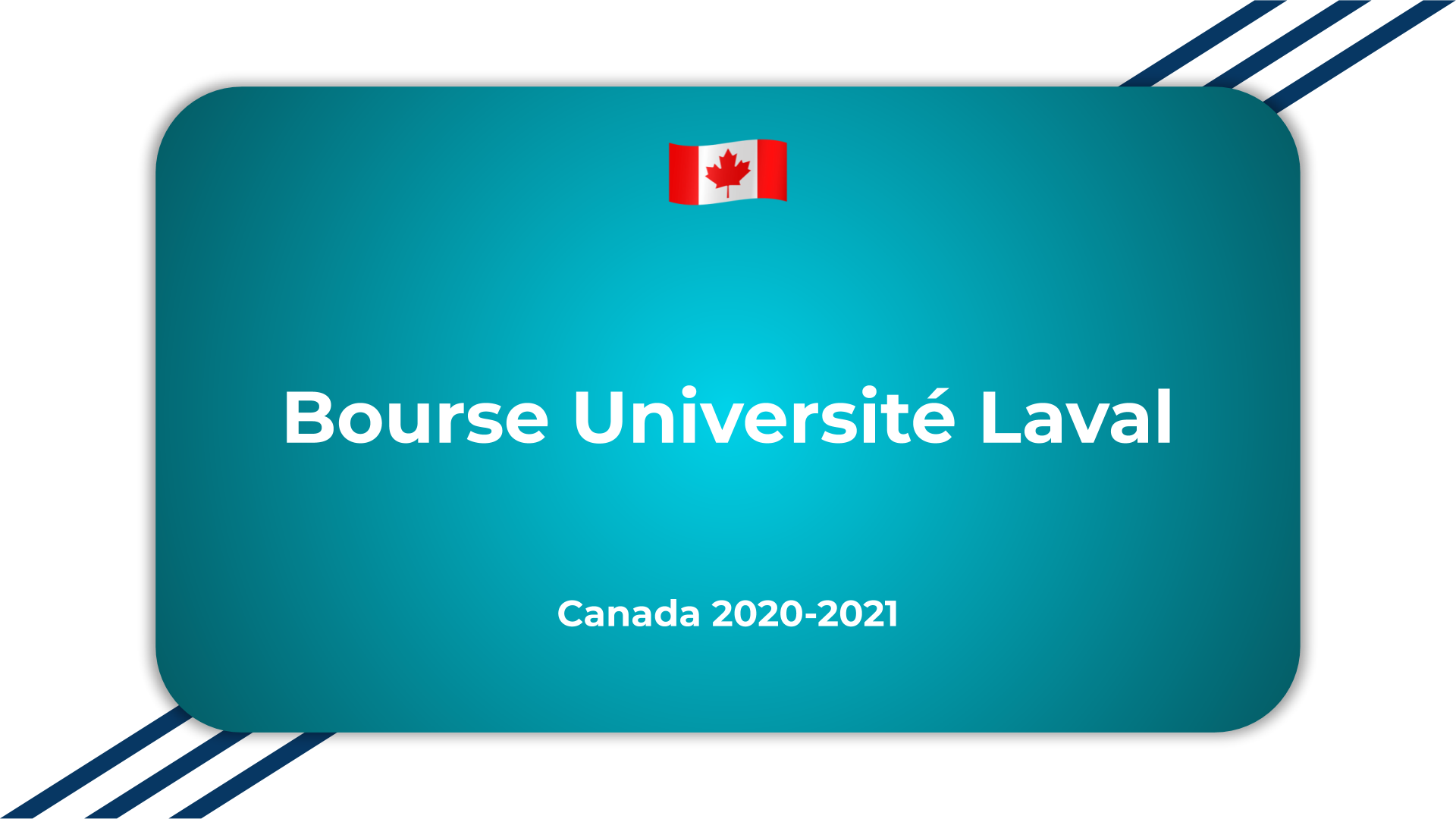 Bourse D Etude Universite Laval Canada 2020 2021