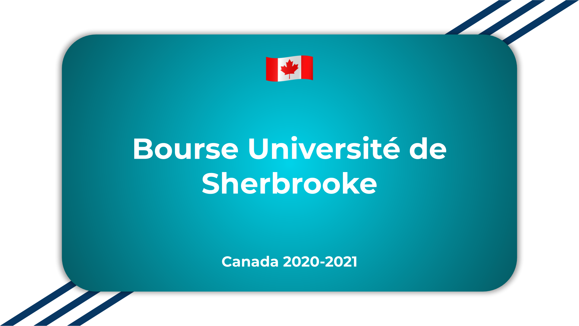 Bourse D Etude Universite De Sherbrooke Canada 2020 2021