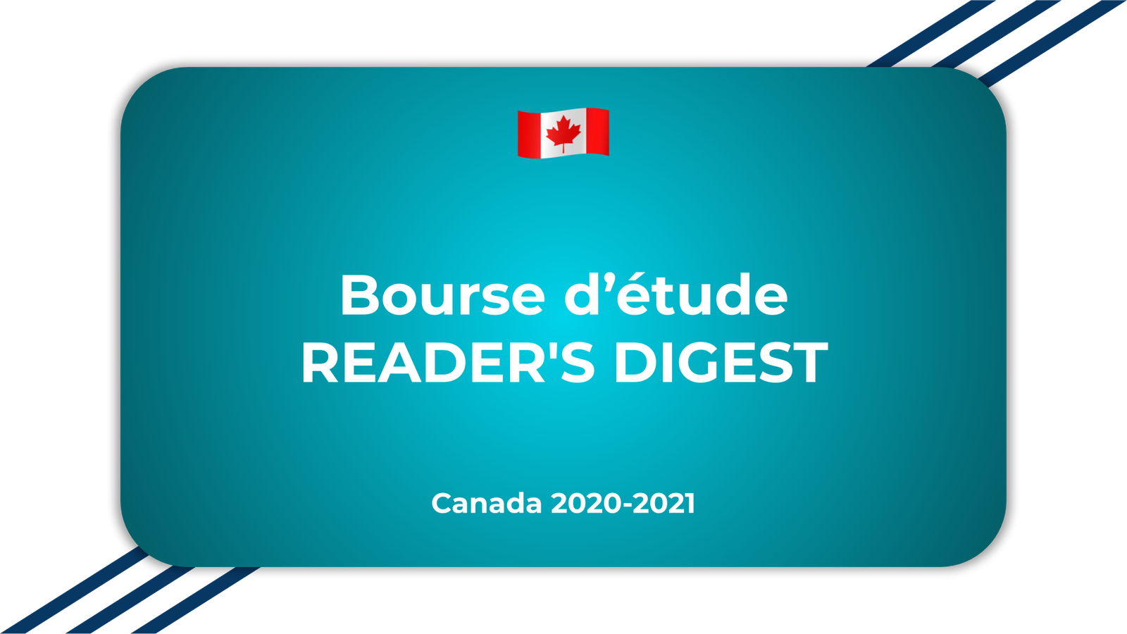 Bourse d'étude READER'S DIGEST