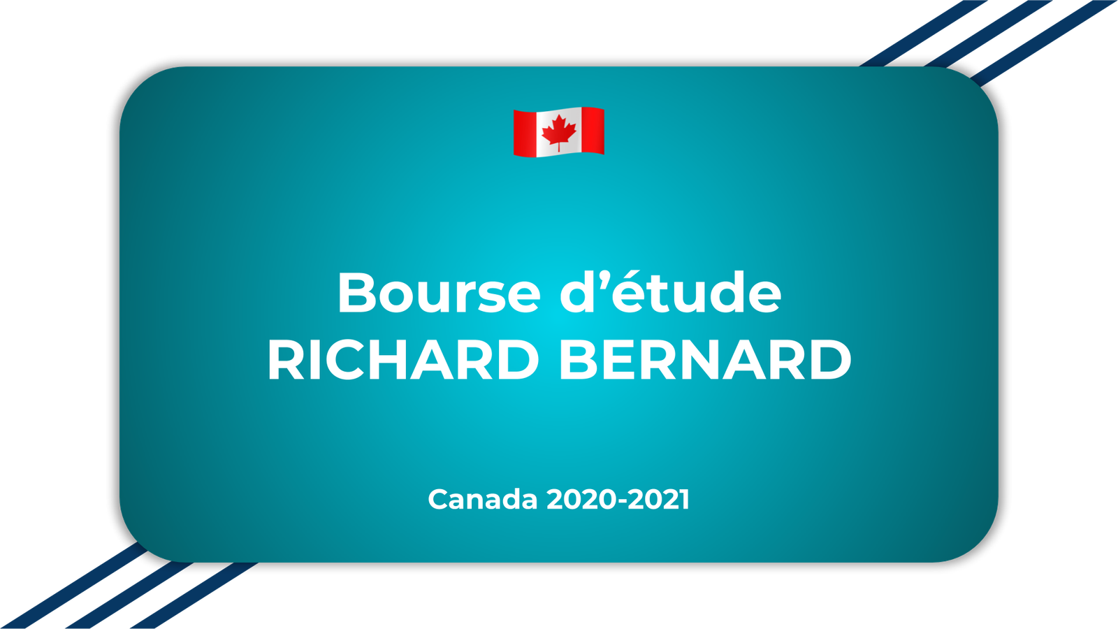 Bourse d'étude RICHARD BERNARD Canada