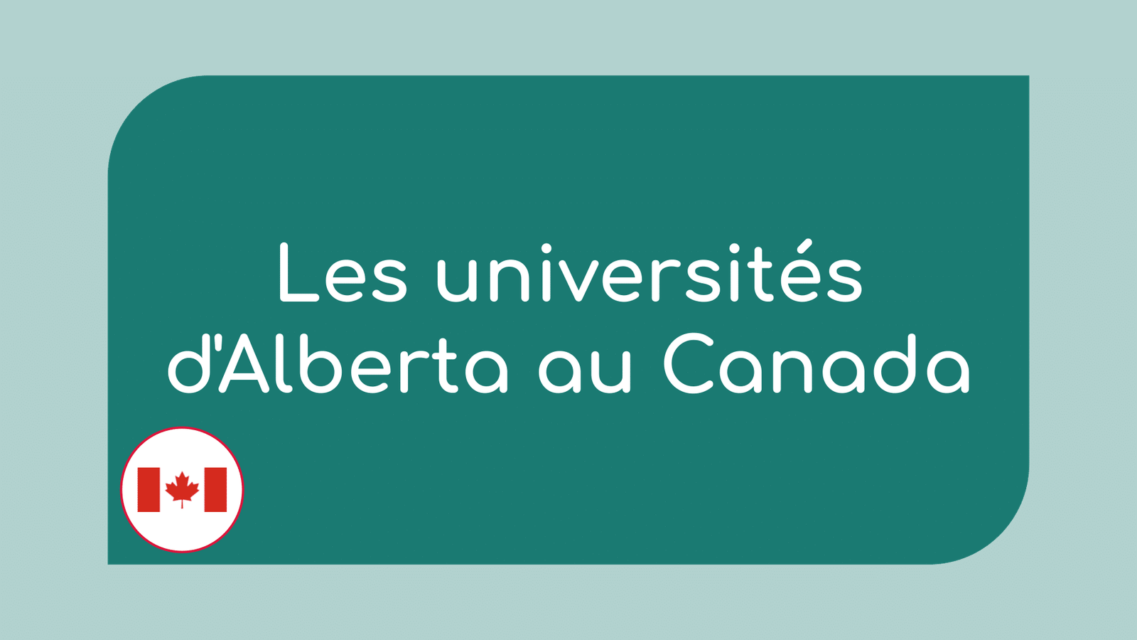Les universités d'Alberta au Canada