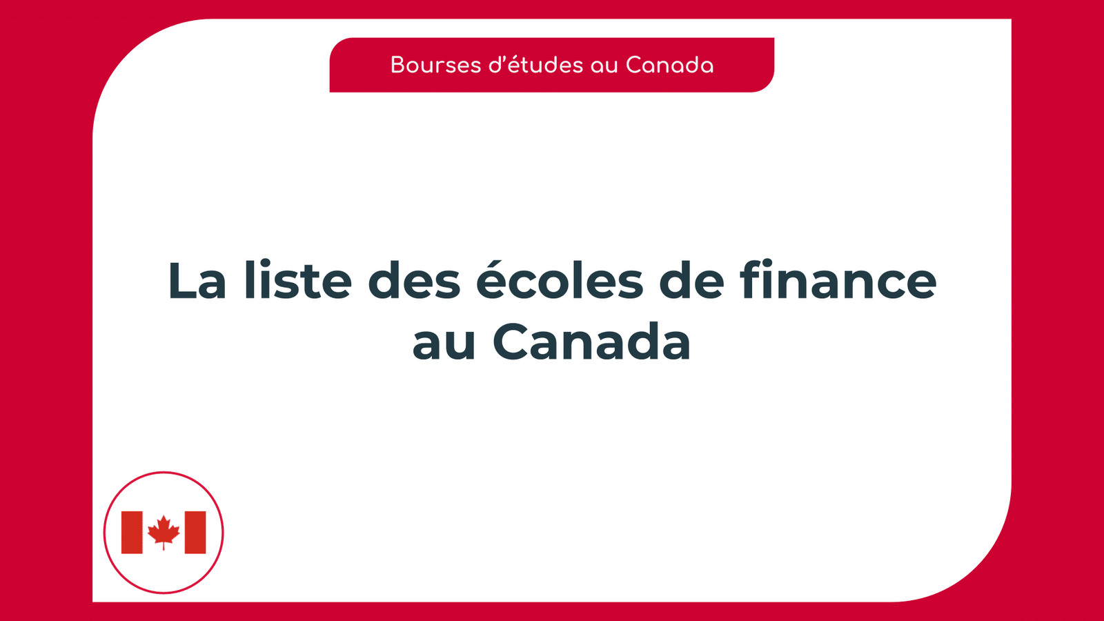 liste des écoles de finance au Canada