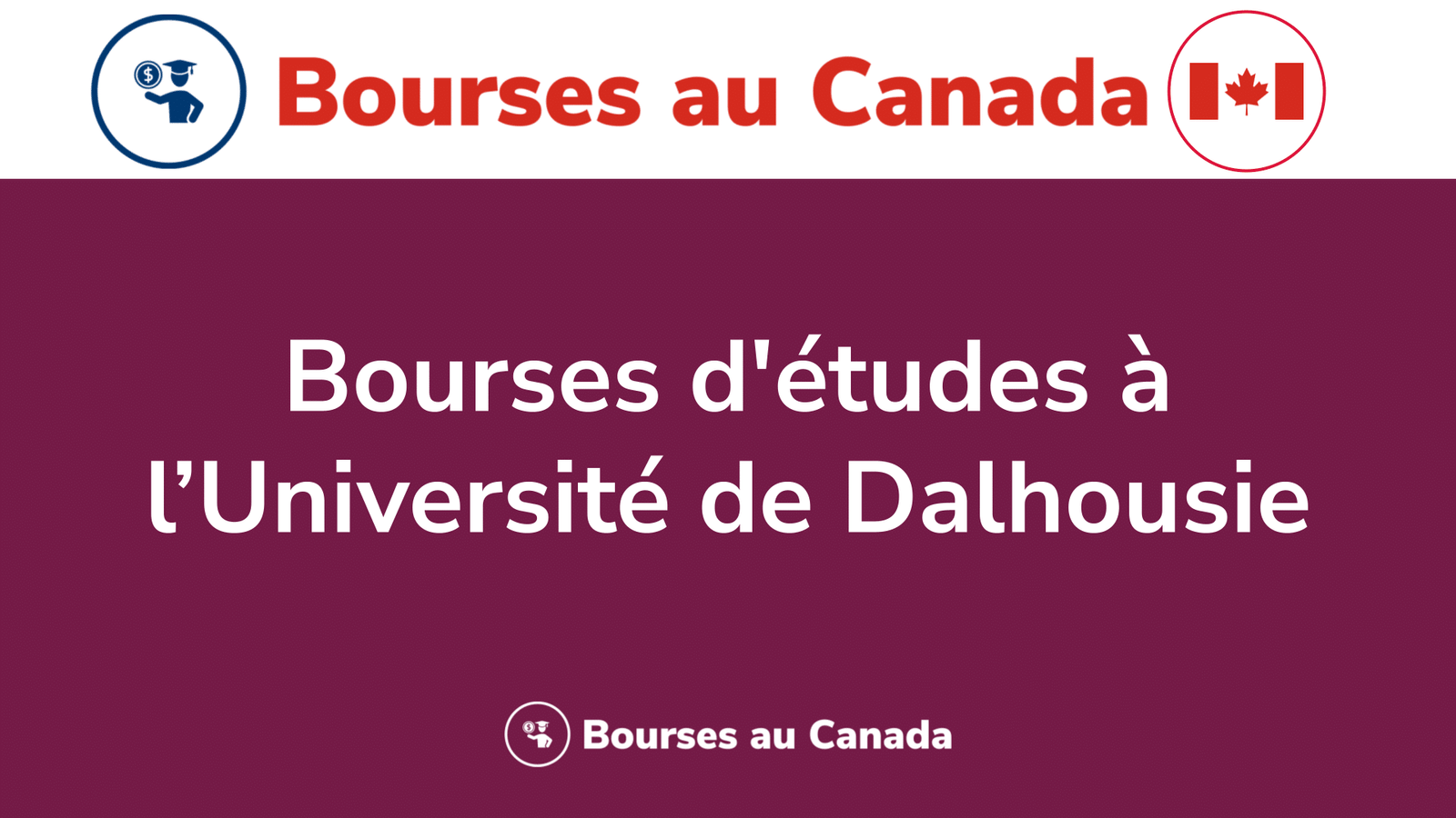 Bourses d'études à l’Université de Dalhousie